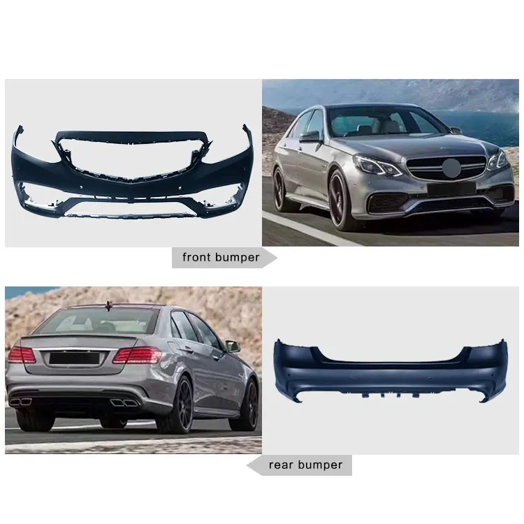 Car Facelift Body Kits for Mercedes-Benz W212 E Class E63 Amg 11-13 Old to New 14 Bumper Kits Assembly with Grille Hood Fender