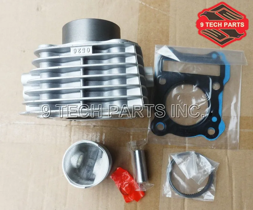 CYLINDER KIT WITH PISTON KIT 57mm Cylinder Barrel & Piston Kit for GN125 DR125 GZ125 TU125 GN GZ GS 125 EN125 157FMI Engine