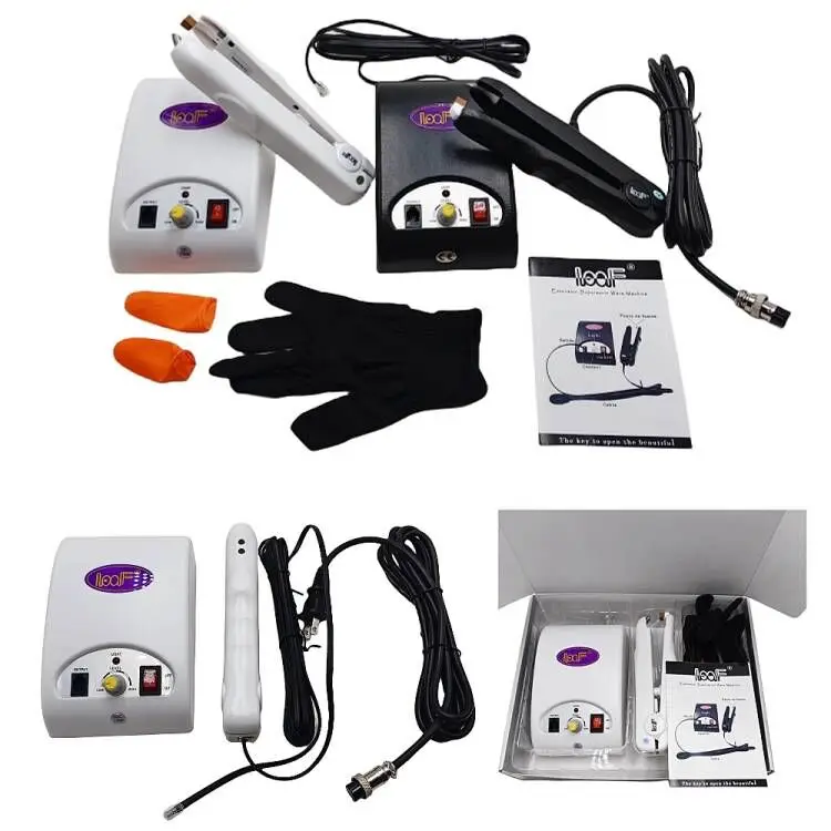 Loof JR- 888ต่อผมแบบเย็นฟิวชั่นเหล็กต่อผมอัลตร้าโซนิคขั้วต่อสำหรับต่อผม