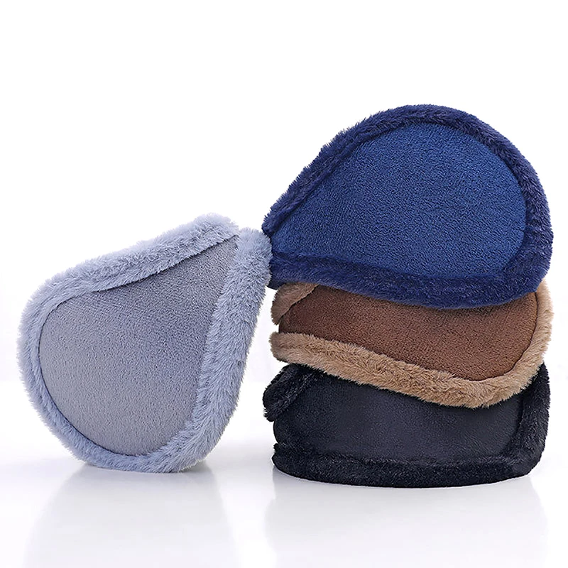 Earmuffsกันลมผู้ชายผู้หญิงหูWarm Protector Thicken PlushฤดูหนาวWarmขนแกะEarmuffขี่จักรยานกลางแจ้งอุ่นนุ่มหูMuffs