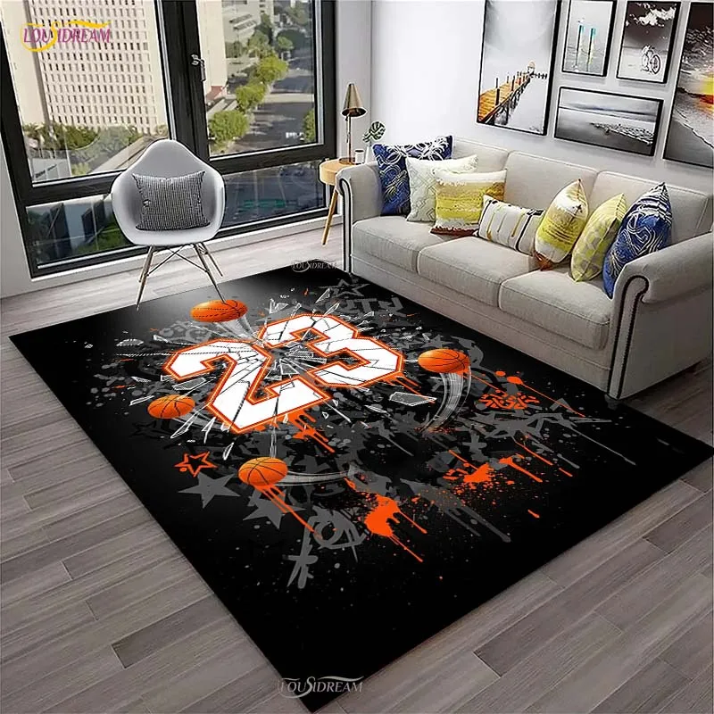 BASKETBALL-NO-23-ARI-MAN-JD-FLY UnSlip Area Rug for Living Room,Bedroom,Playroom,Kitchen,Door Floor Mat Decor Carpet Gift Alfomb