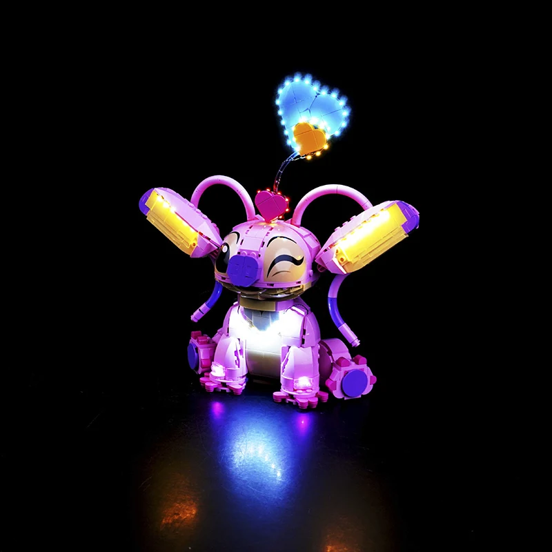 LED Lighting Kit for 43257 Buildable Angel Lilo & Stitch Building Block Bricks (Only Light No Model)