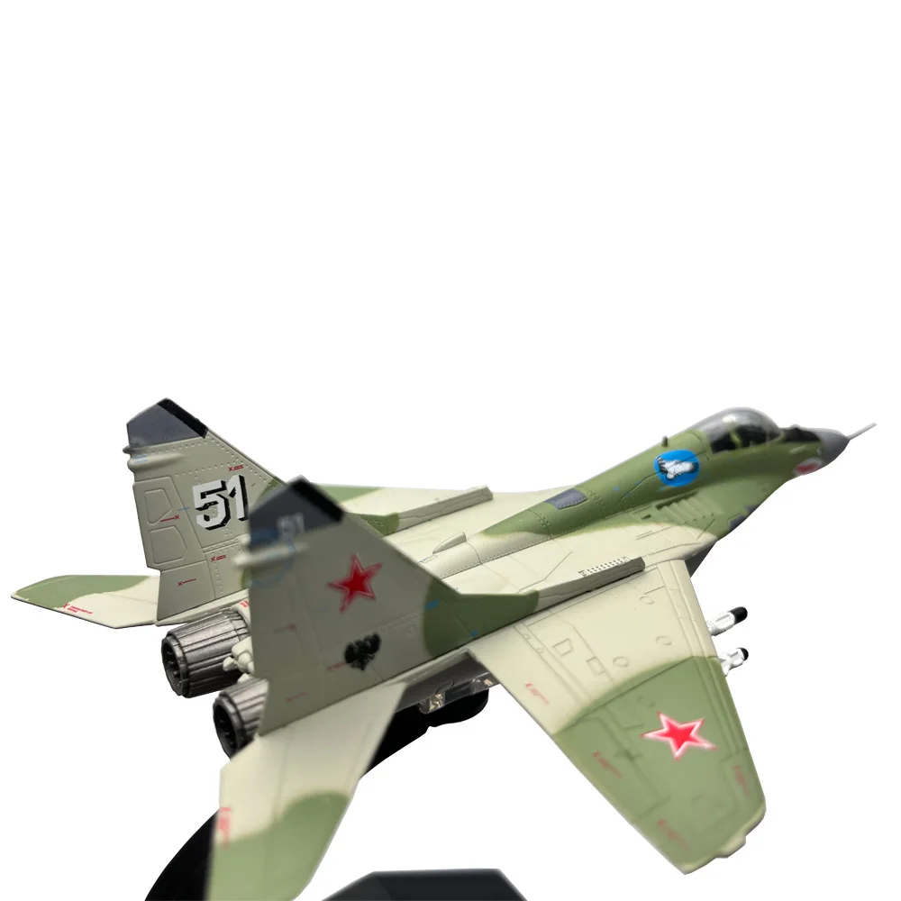 러시아 MIG-29 Mig29 풀크럼 C 전투기, 다이캐스트 금속 비행기, 항공기 모형, 어린이 선물, 장난감 장식품, 1/100 체중계