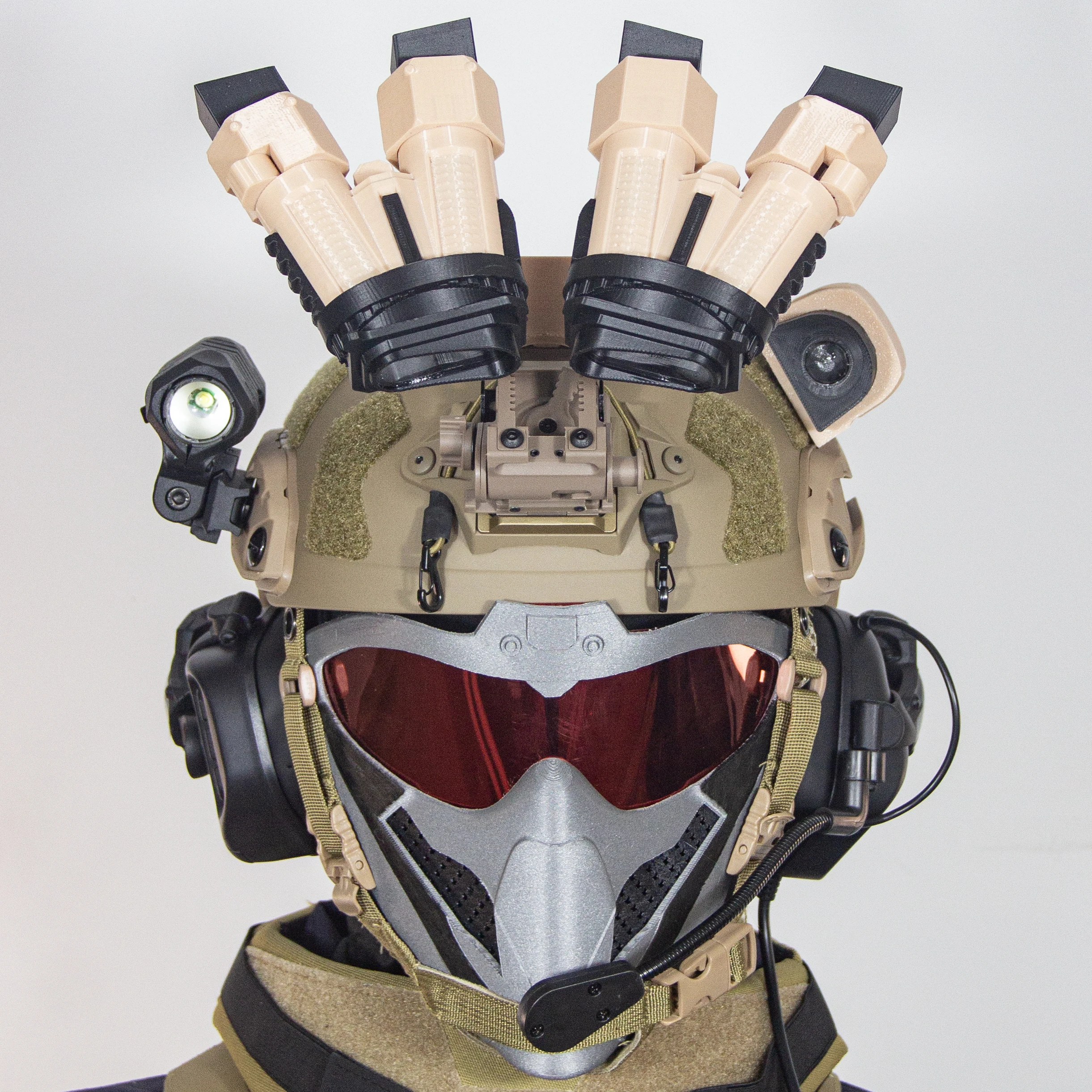New Tactical Night Vision Goggle Model with Camera Battery Box L4G24 NVG Bracket Delta Force Game Equipment Role-Playing Prop