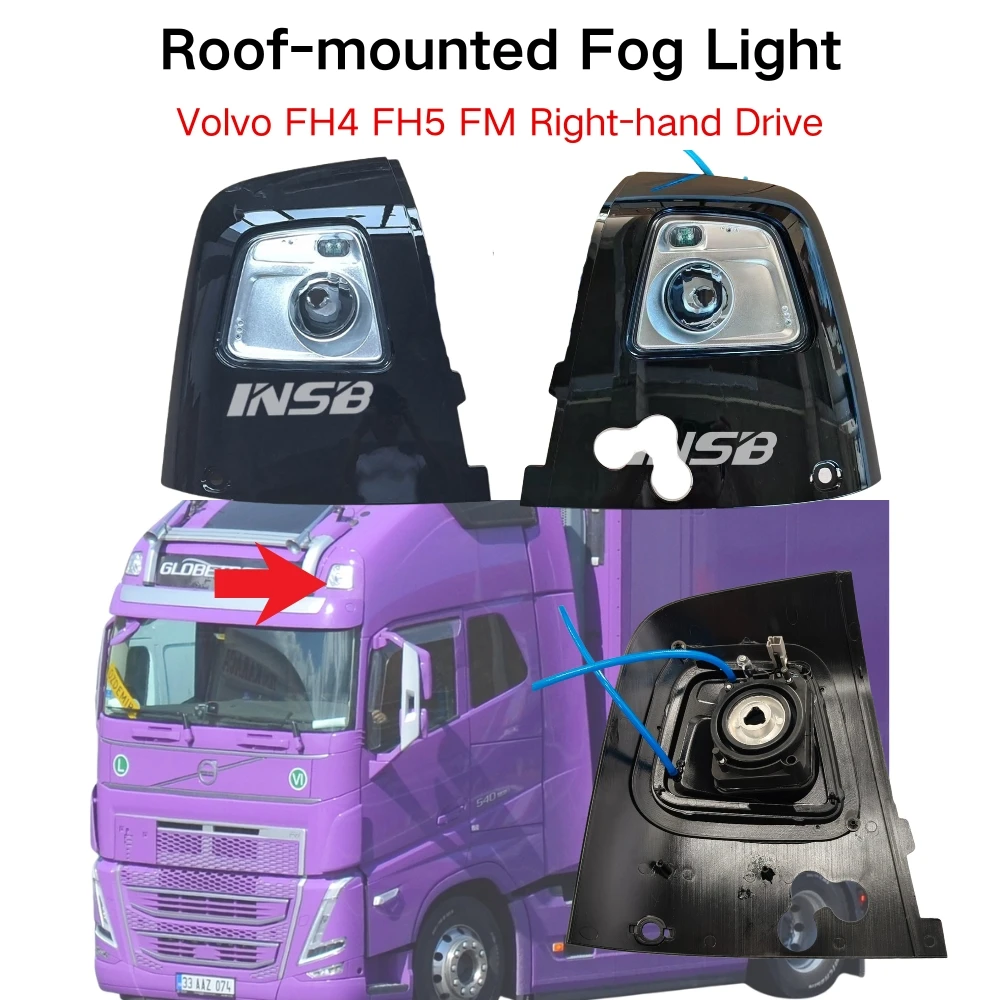 INSB 1 Pcs Roof-mounted Fog Light OEM Number 84055721 84055723 for Volvo FH4 FH5 FM Right-hand Drive