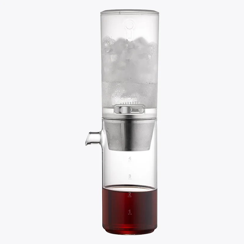 ICED Dutch Coffee Pot Cold Extraction Drip Leakage Pot Ice Brew Coffee Pot Small Drip Pot Household Espresso sets utensilsi