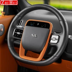 For Li Lixiang L6 L7 L8 L9 Car Styling Steering Wheel Decorative Frame Steering Wheel Scratch Resistant Sticker Auto Accessories