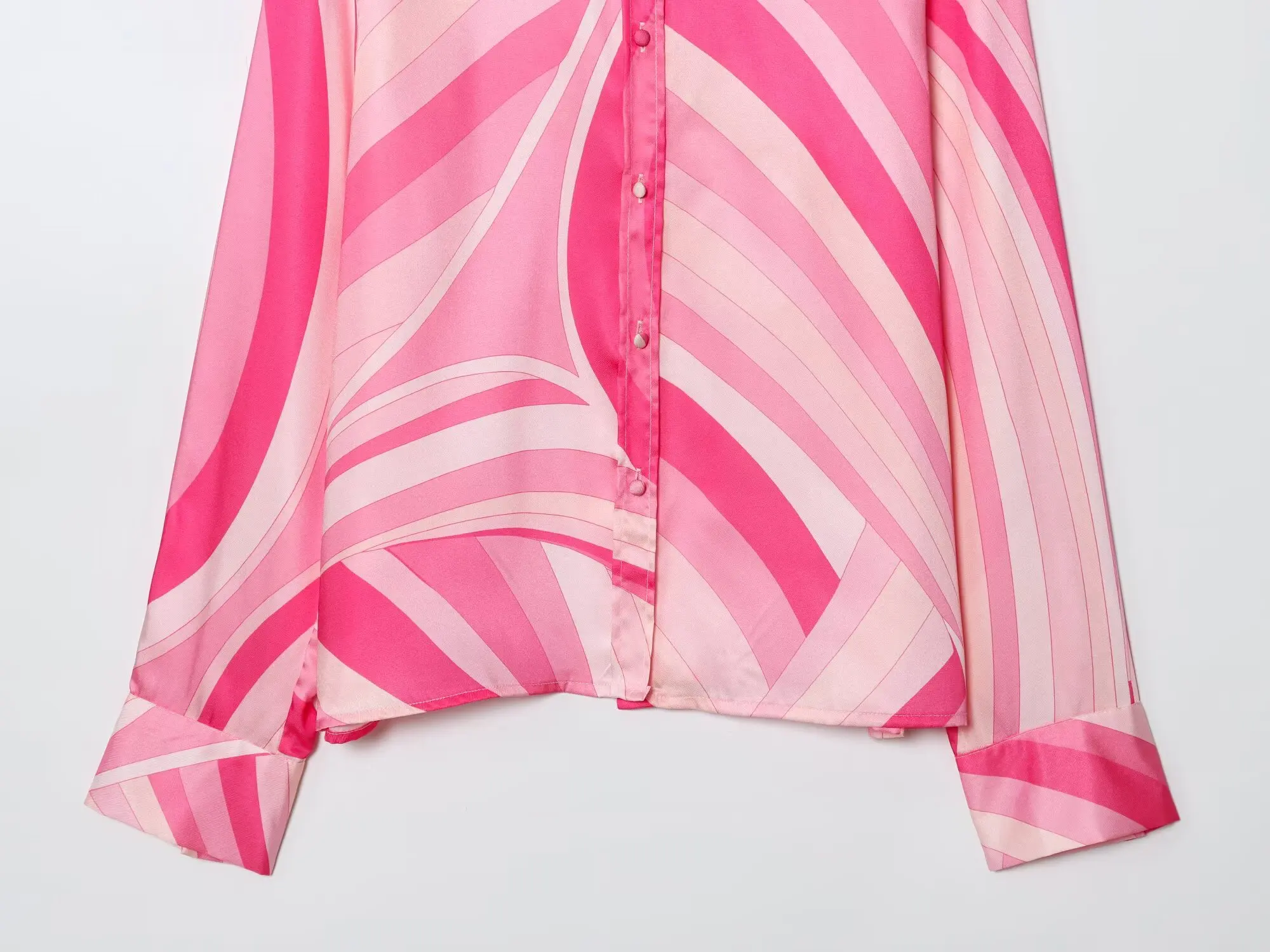 KONDALA Damen Trendiges Bedrucktes Rock-Set 2026 Sommer Elegantes Urlaubs-Chic-Set Hemden mit Reversknöpfen, Weit Plissierter Midirock – Detail 14