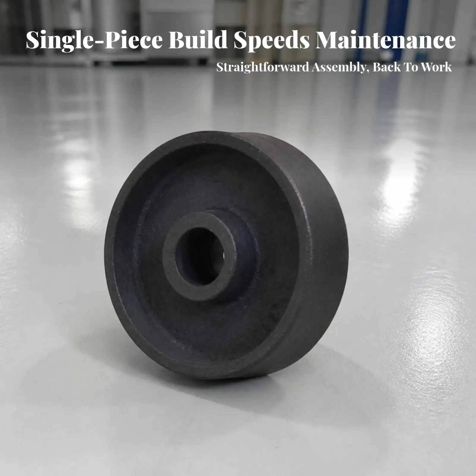 Heavy Duty Jack Wheel Tray Caster Replacement for Hydraulic Lifting Equipment Smooth Rolling Steel Base Garage Tool