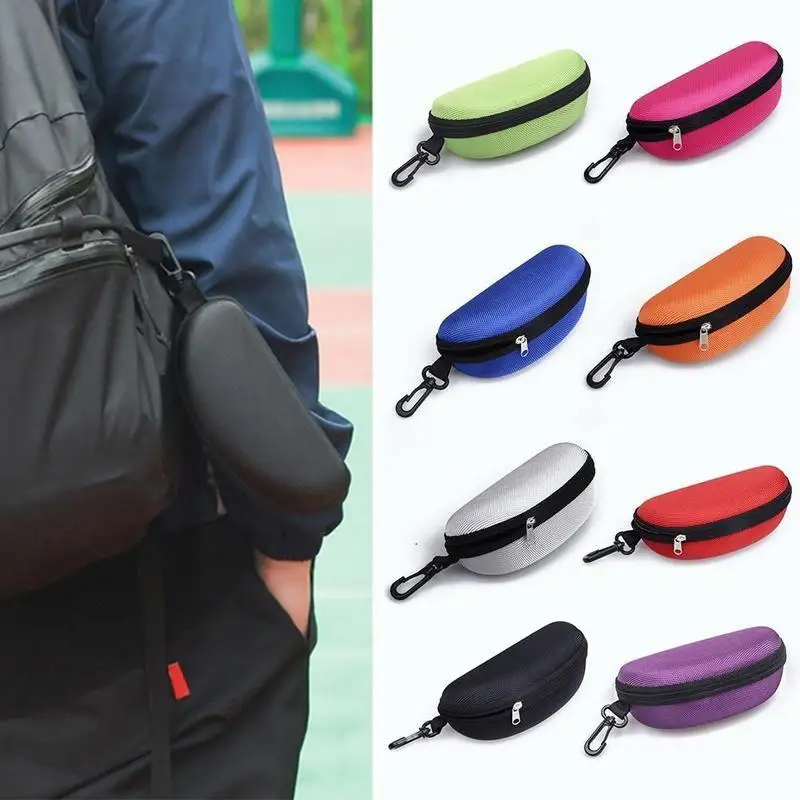 1 Pcs Fashion Portable Sunglasses Reading Glasses Carry Zipper Bag Case Pack Travel Box New Hard Pouch Y4P2