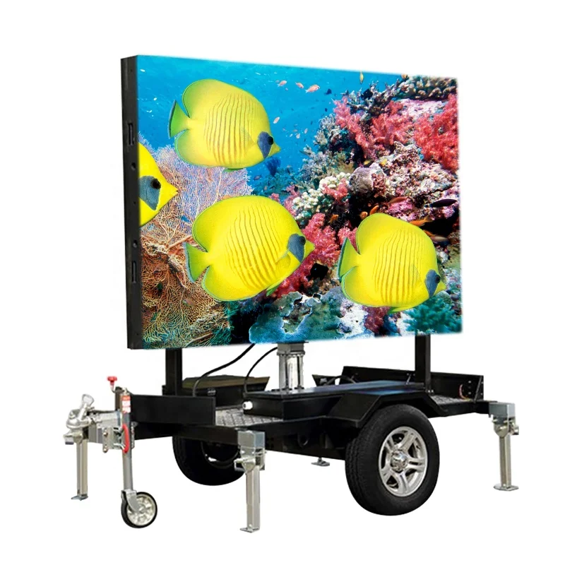 شاشة عرض LED للهاتف المحمول HD P3.076 شاشة إعلانية للشاحنة/المقطورة بأسعار تنافسية #4