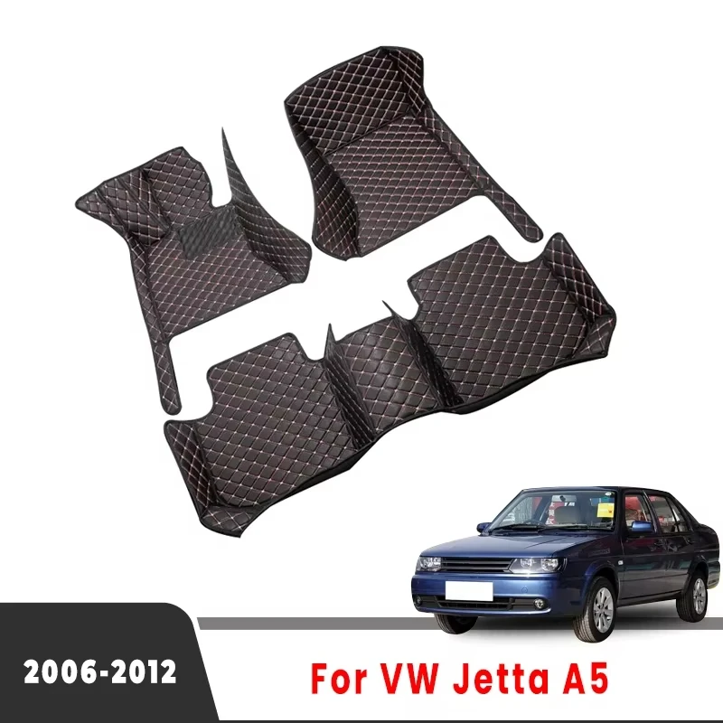 

Автомобильные коврики для VW Volkswagen Jetta A5 2012 2011 2010 2009 2008 2007 2006, автомобильные внутренние ковры, Стайлинг, аксессуары