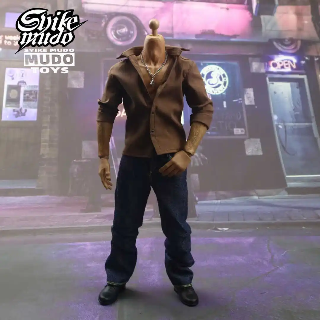 1/6 兵士ソリッドカラーシャツオープンカラーフォーマルシャツカジュアルスタイル 12 インチレギュラー無地ヴィンテージシャツに適しています