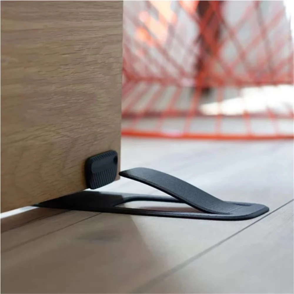 Creative Multi-function Door Stopper Wedge Shaped Safety Protector Floor Holder Open Design for Home And Child Protection - view 5