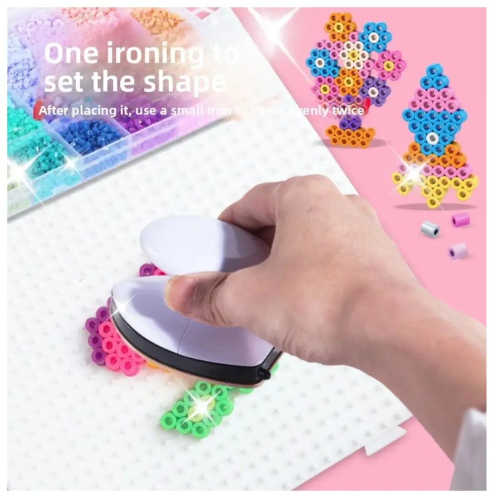 Kolorowy zestaw do tworzenia ozdób z koralików, arkusze do tablic dziurkowanych, zestaw do rękodzieła z koralikami do naprasowywania, 24/48 kolorów, zestaw do rękodzieła z koralików.