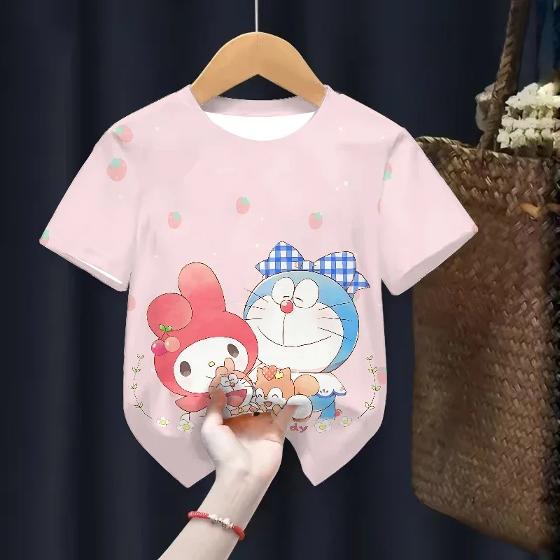 

Doraemon модные футболки для косплея, детские топы, футболки для мальчиков, футболки с 3D принтом, аниме с короткими рукавами, подарки на день рождения для маленьких детей