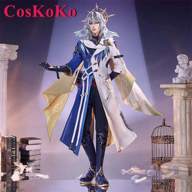 

CosKoKo Sunday Cosplay Game Honkai: Star Rail Costume New Skin Handsome Combat Uniforms Halloween Party Role Play Clothing S-XL