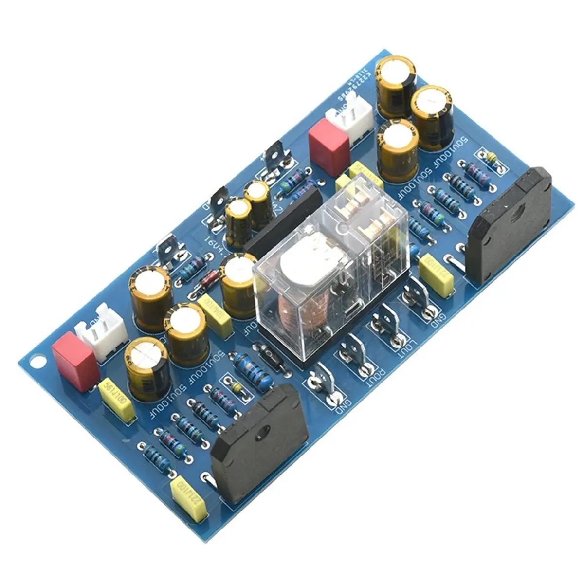 A10I LM3886 Dual Channel with Horn Protection Power Amplifier Board Parts