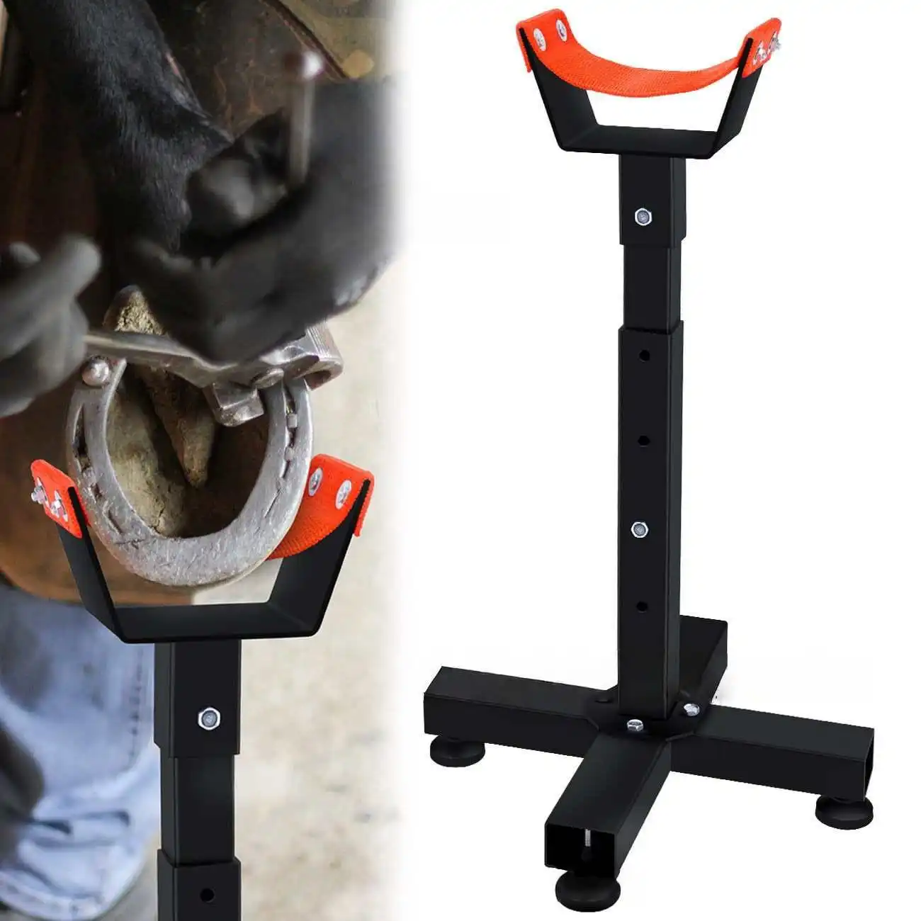 

Farrier Horse Trimming Horseshoes Hoof Jack Stand Trim Hoofjack Hoof Holder Foot Stand