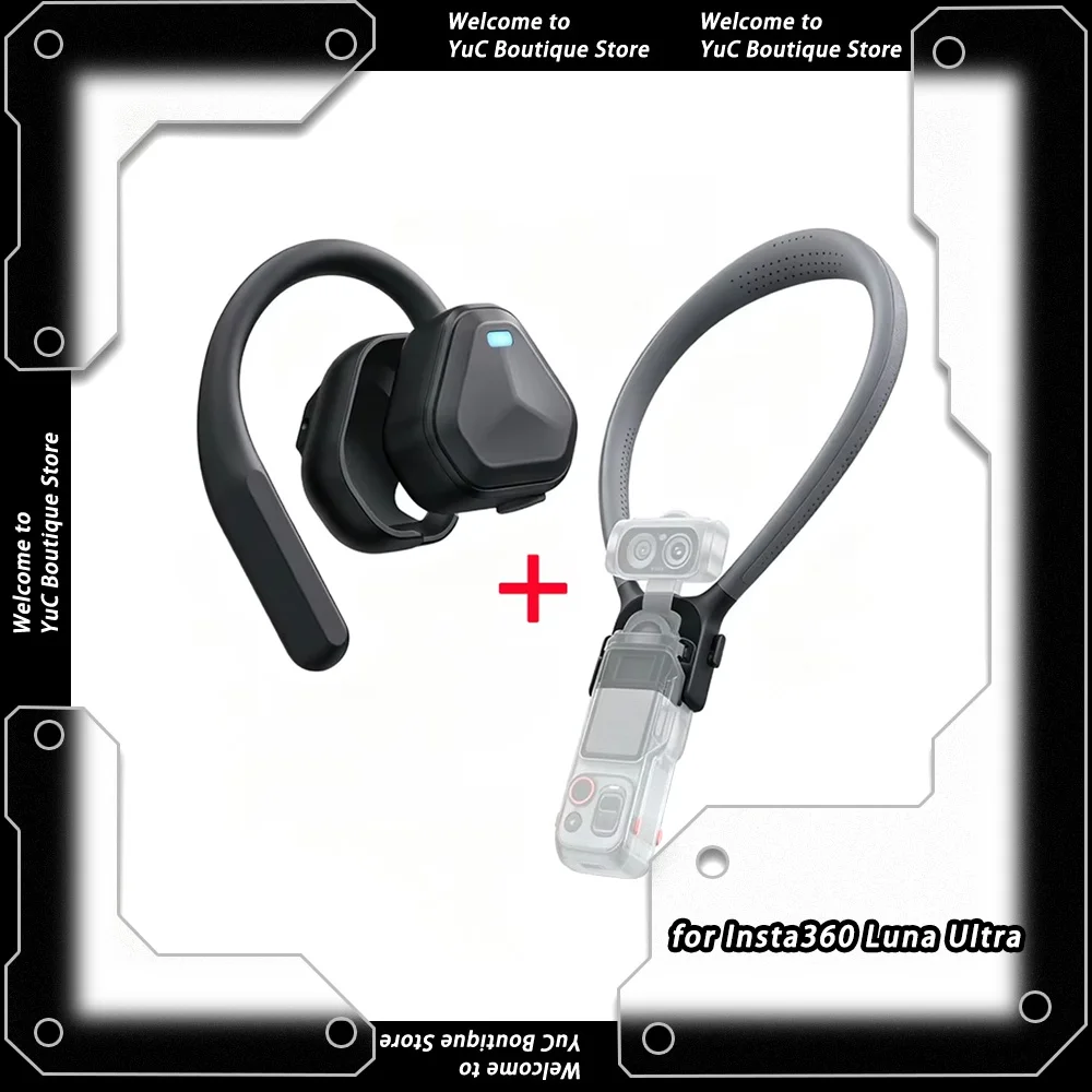 Insta360 POV Head Tracker With Neck Mount First-person Head Tracking Module in Stock of Head Movement for Insta360 Luna Ultra