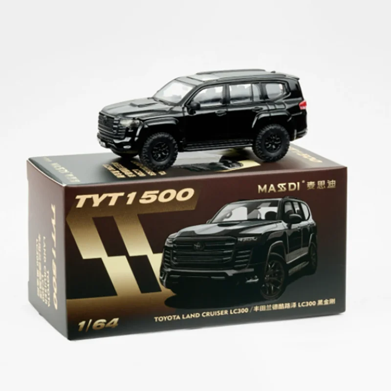 MASSDI 1:64 Scale Land Cruiser LC300 Alloy Car Model Adult Classic Collection Souvenir Display Gift