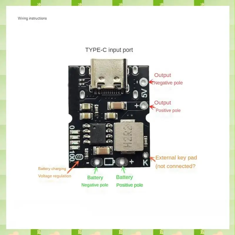 2025 Type-C USB 5V 2A Boost Converter Step-Up Power Module Lithium Battery Charging Protection Board DIY Charger Durable No Weld