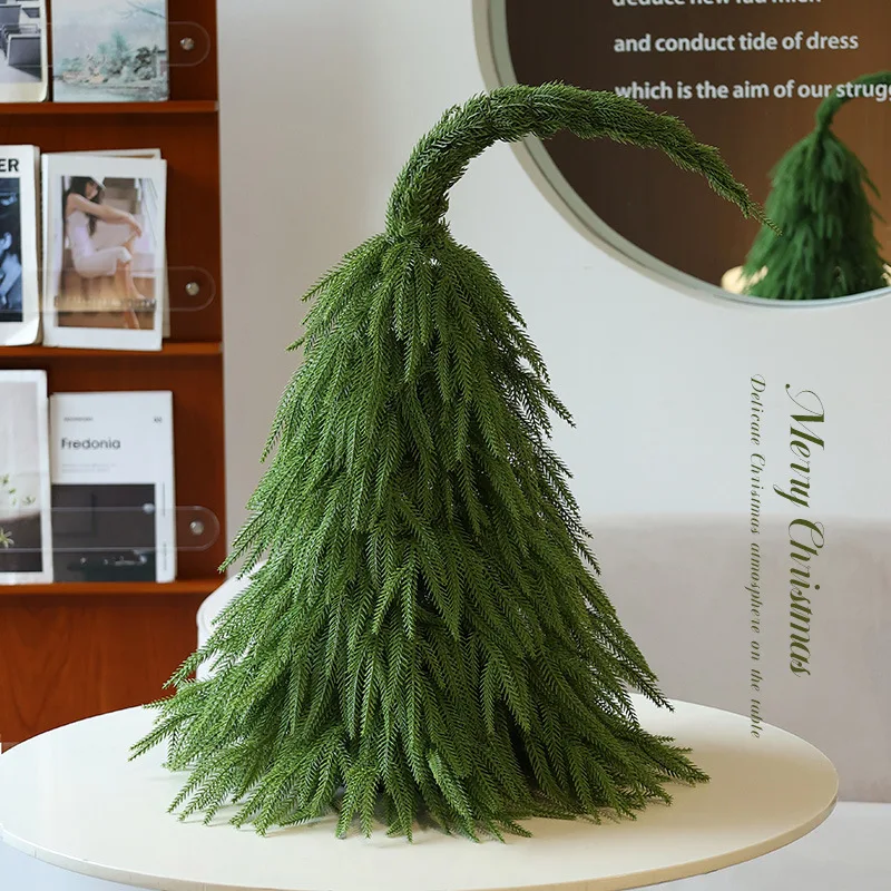 Christmas tree crooked neck  tabletop small  Christmas decoration supplies mini tree