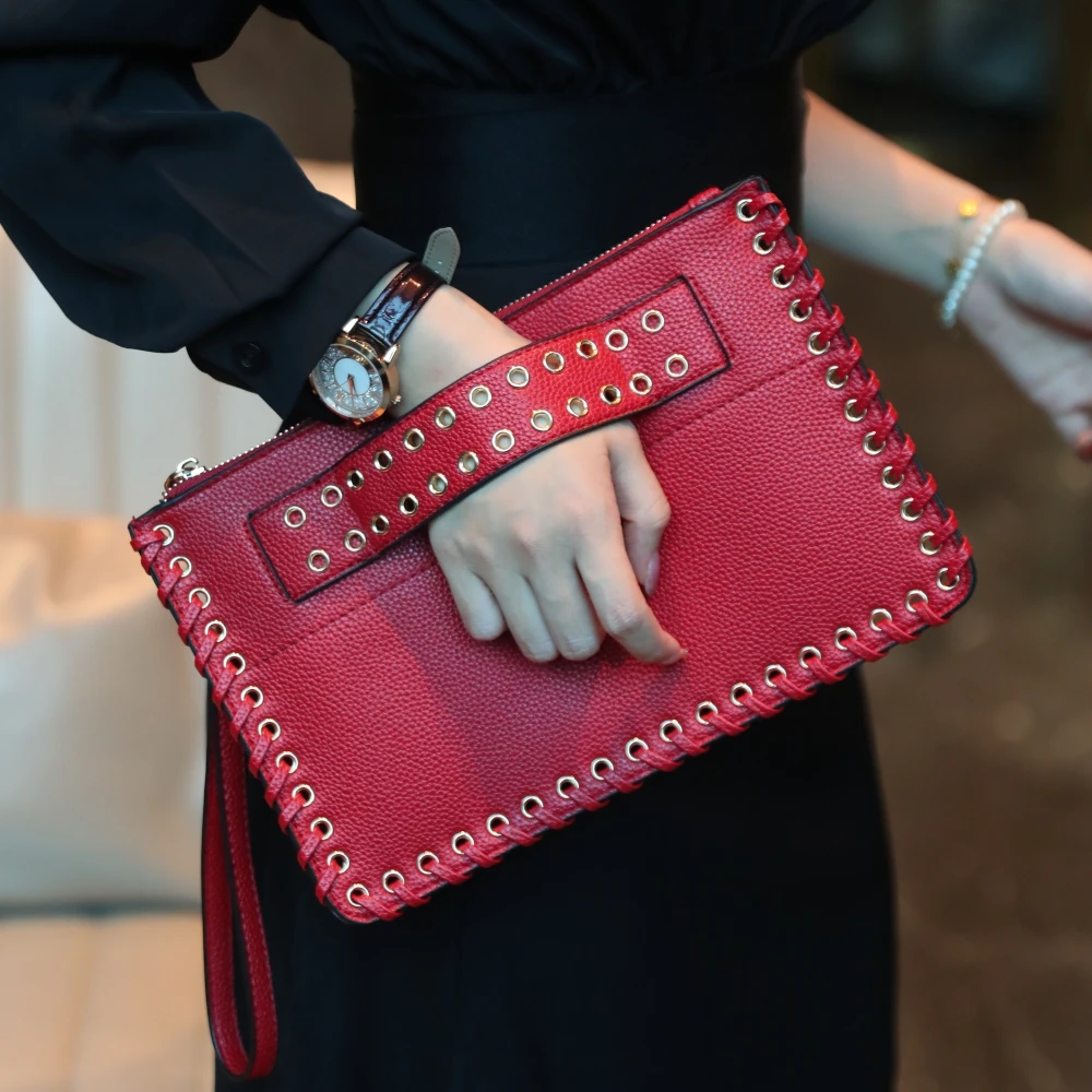 

Fashion weaving Women Clutch designer bags luxury ladies Clutches PU leather Chain messenger bag for female shoulder Bags bolsa