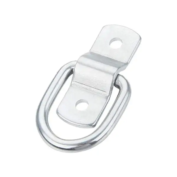 D Ring Cargo Lashing Lifting Ring Anchor D Lashing Rings Car Fastener Clip for Trucks RV Campers Trailers Vans Boat