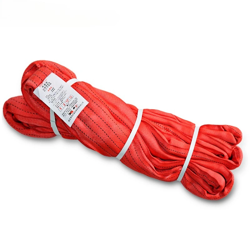 

Flexible sling 8 tons 10T 12t round sling with lifting driving