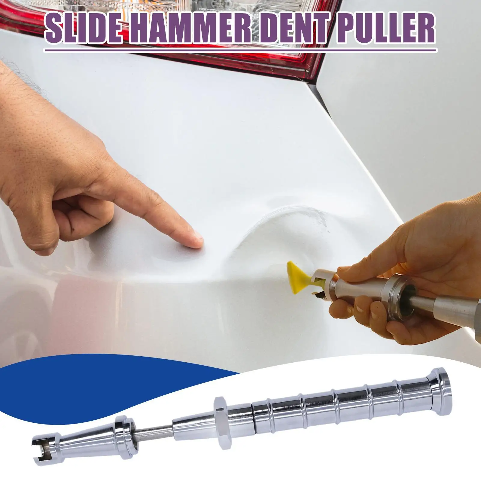 

Car Dent Puller Slide Hammer Bump Leveler Small Dent Puller For Household Appliance Fridge Car Frame Floor SUV Door Sedan Bumper