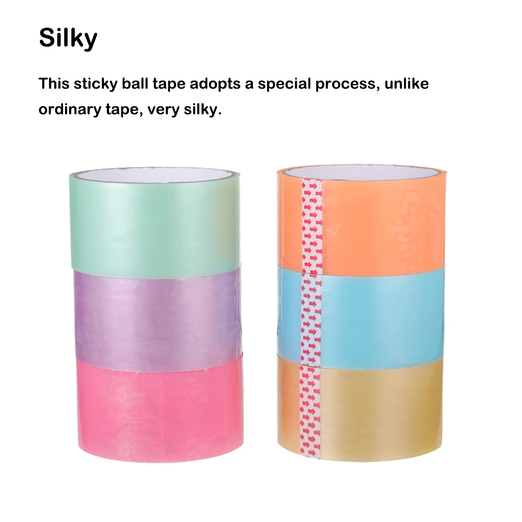 Adhesive Tapes Sticky Ball Stress Relief Silky Toy Decompression Craft