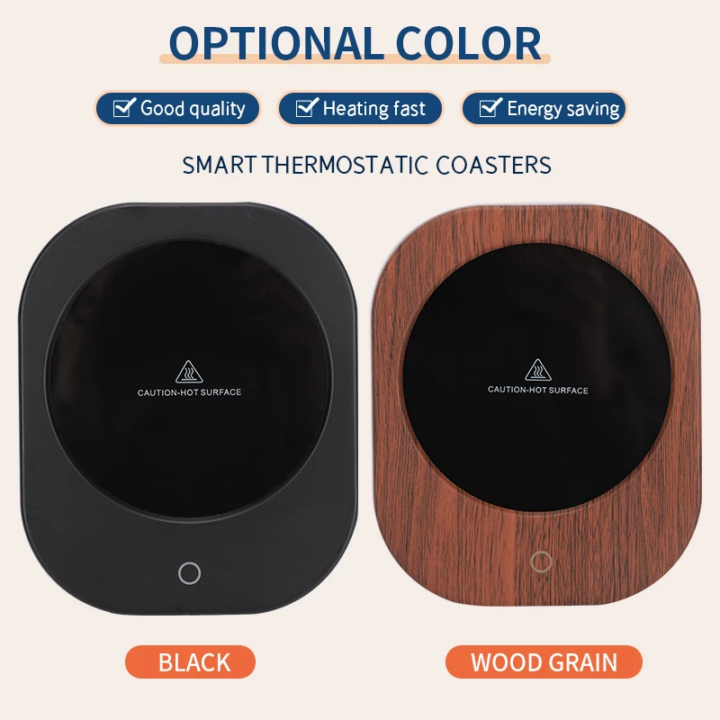 Calentador de café inteligente de 60 °C, 2 modos de temperatura, calentador de tazas de leche, tetera eléctrica, Base termostática, regalo cálido