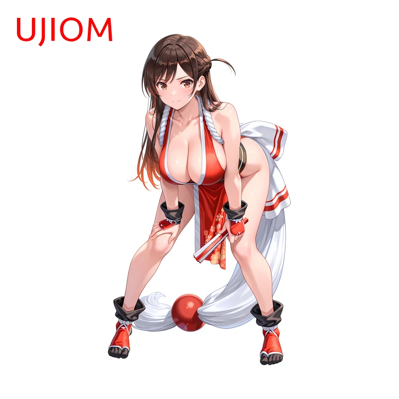 UJIOM Chizuru Mizuhara مغر Waifu كبير الثدي الجدار ملصق فني حيوي جذاب ملصق مناسب لديكور خزانة الملابس #2