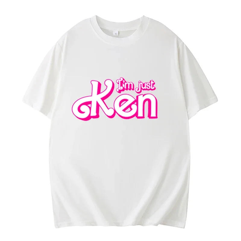 New I'm Just Ken Shirt Party Girl Ken Shirt Come on Let's Go Party Shirt Kenough Oversized Shirt Y2k O Neck Tops  Summer Clothes