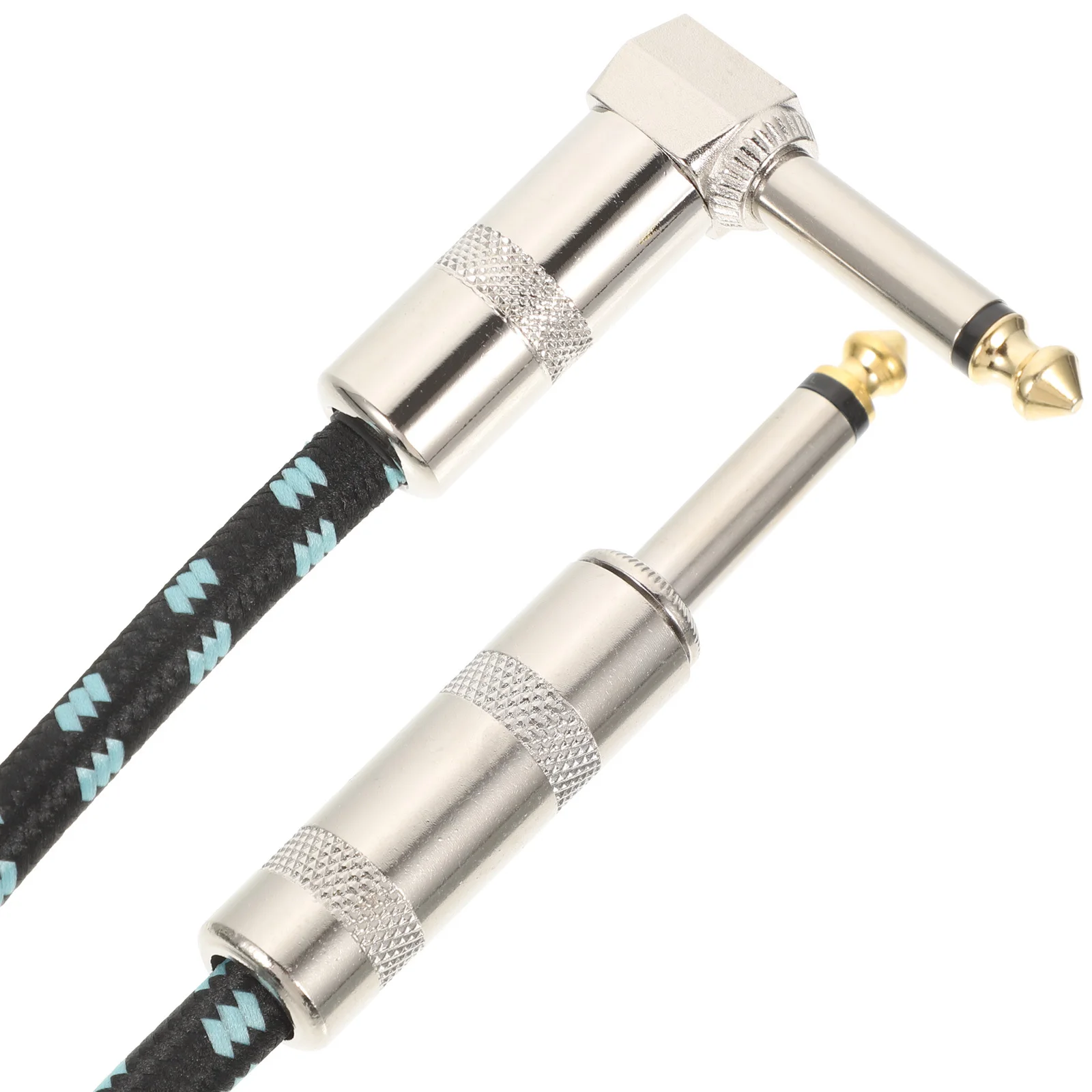 

2Pcs 6.5mm Stereo Audio Cable for Guitar Electric Bass Speaker Professional Instrument Connection Supply Long-Lasting Durability