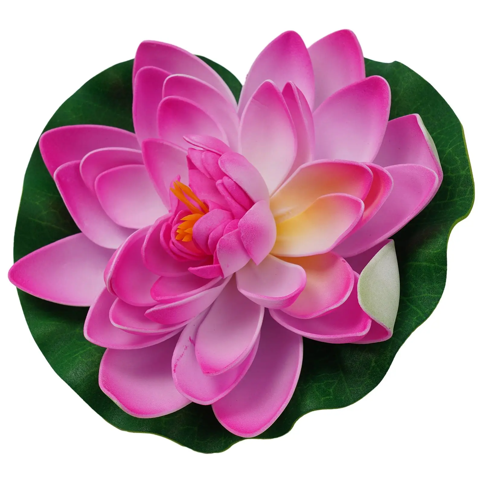 AAAAAA18cmArtificialFloating Water Lily Lotus Leaf Flower Pond Aquarium Decoration Landscape Garden Pond Decor