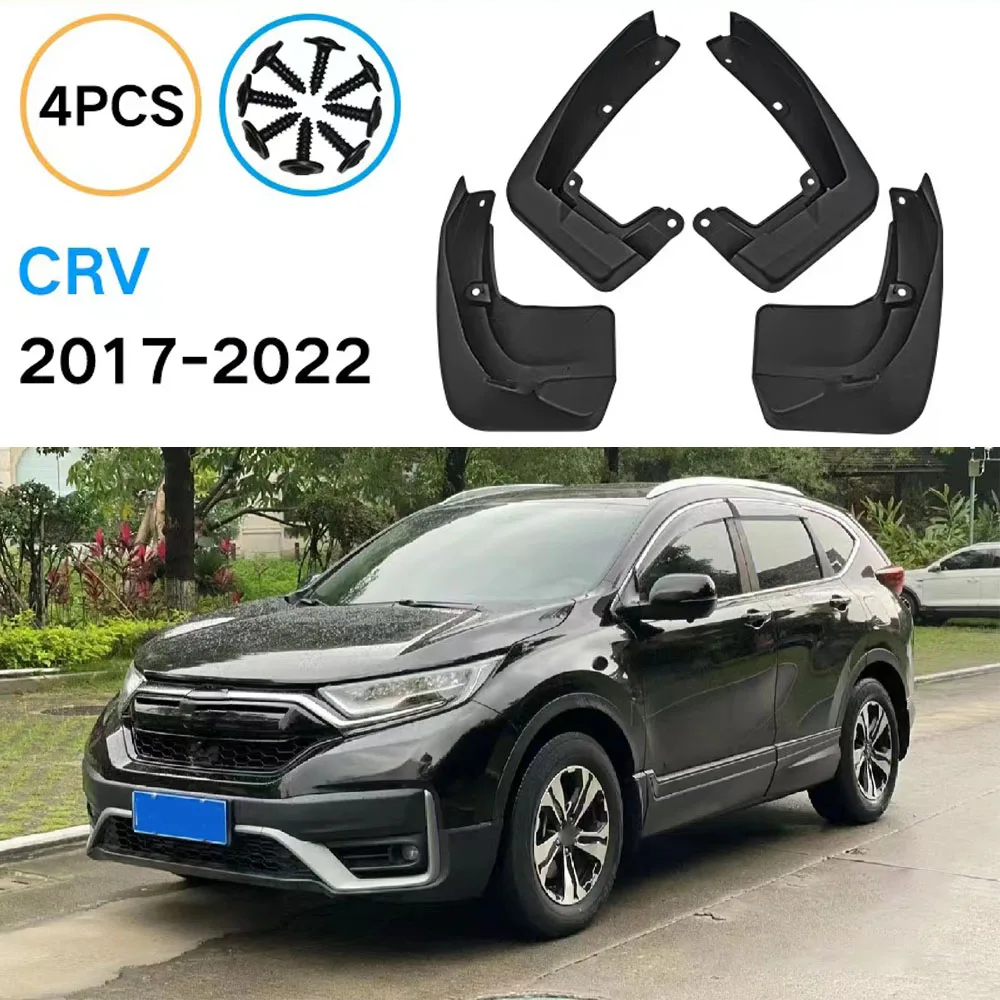 

4X High quality Front Rear FOR Honda CRV 2017-2022 Mudguards Fender Mud Flap Guard Splash Mudguard car accessories