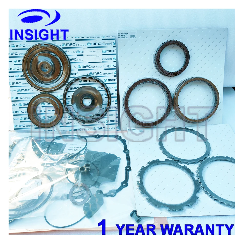 

6L45 6L50 Transmission Main Rebuild Kit With Piston Kit 6L45E 6L50E for Cadillac 2007-UP Auto Parts