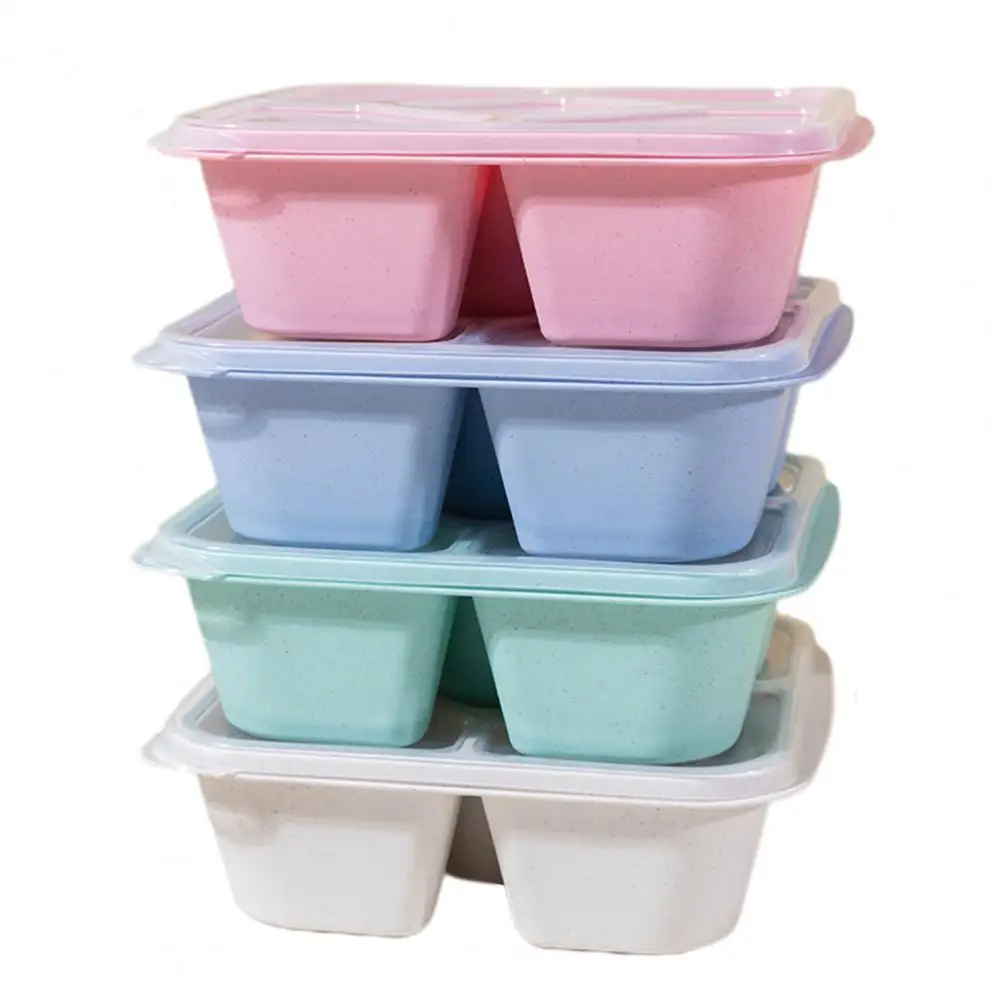 

Leak-proof Dip Container 5-compartment Snack Box Container with Lid Dip Containers Divided Serving Tray for Fruits Snacks
