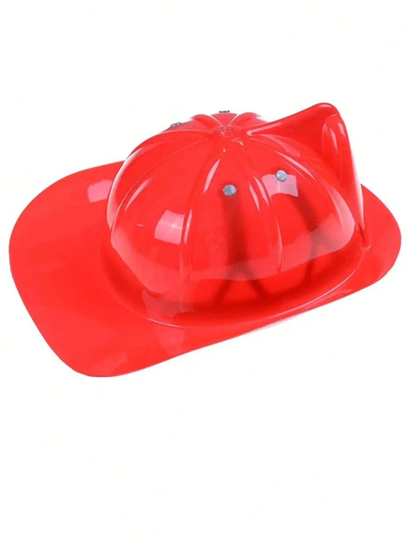 1PC Kid Pretend Play Fireman Chief Safety Helmet Firefighter Hat Cap Toy Red