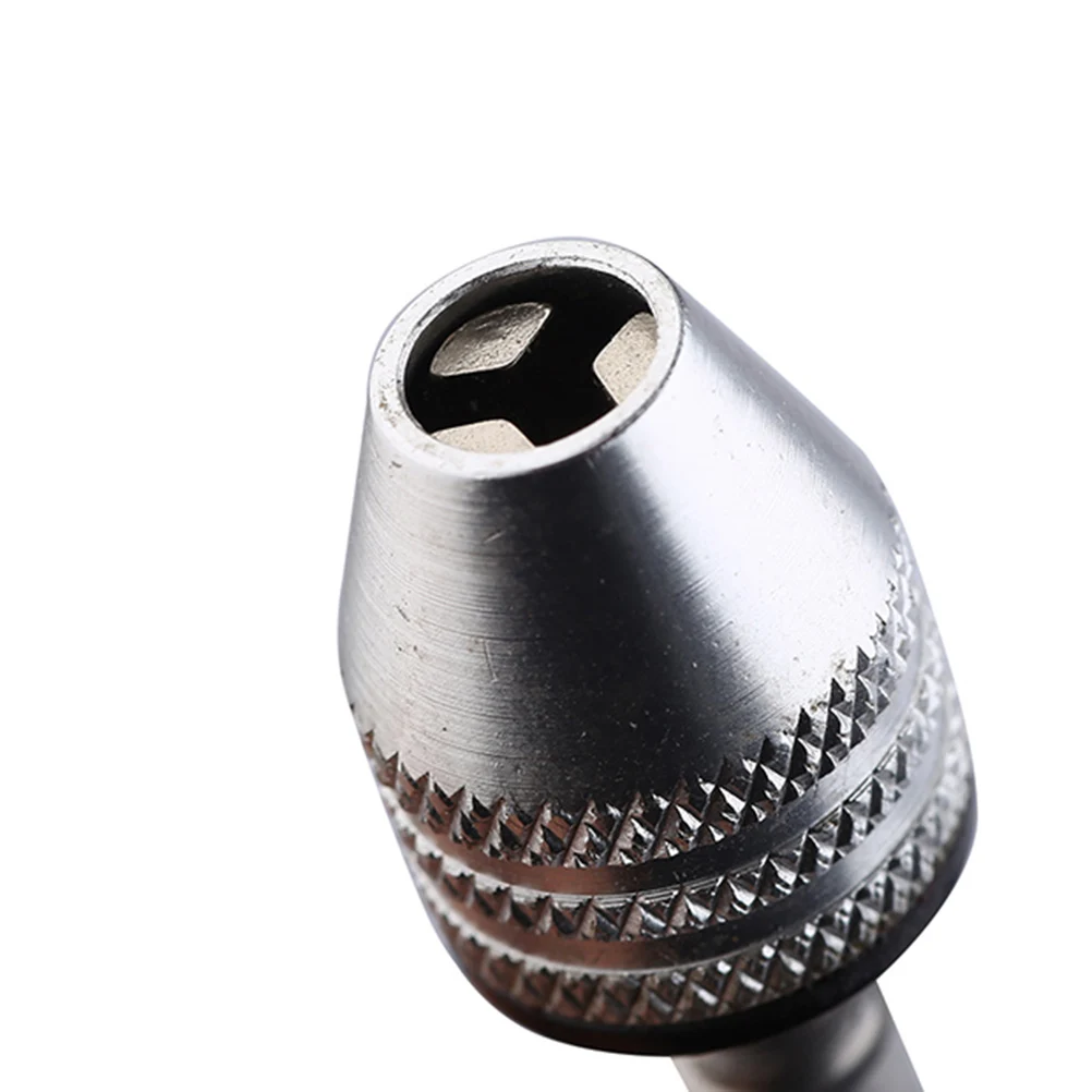 

Keyless Aluminum Alloy Mini Drill Chuck Converter Hold 0.3-3.4mm Drill Bits Impact Driver Power Tool Chuck Key