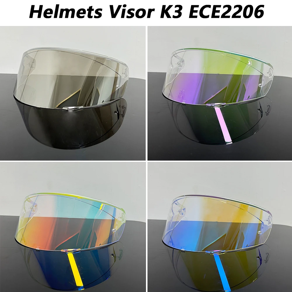 ل AGV K3 ECE2206 خوذة قناع دراجة نارية خوذة لكامل الوجه قناع عدسة استبدال عدسة #1