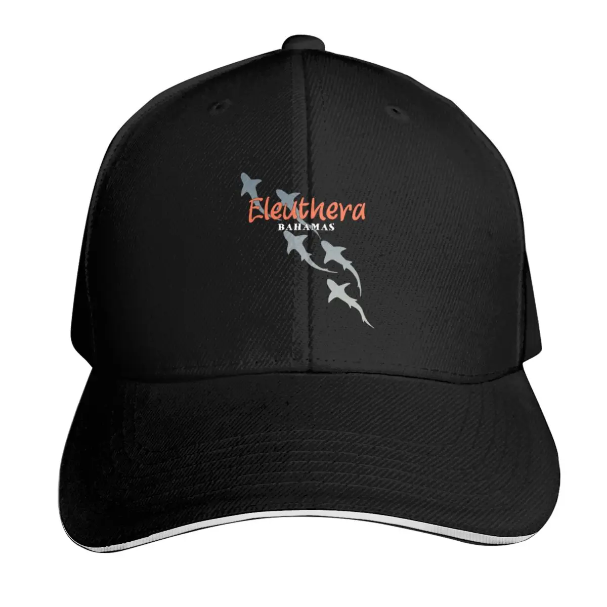 Shark Scuba Diving Eleuthera, Scuba Diving with Sharks on Eleuthera Island Baseball Cap Men Women Casual Summer Sport Sun Cap
