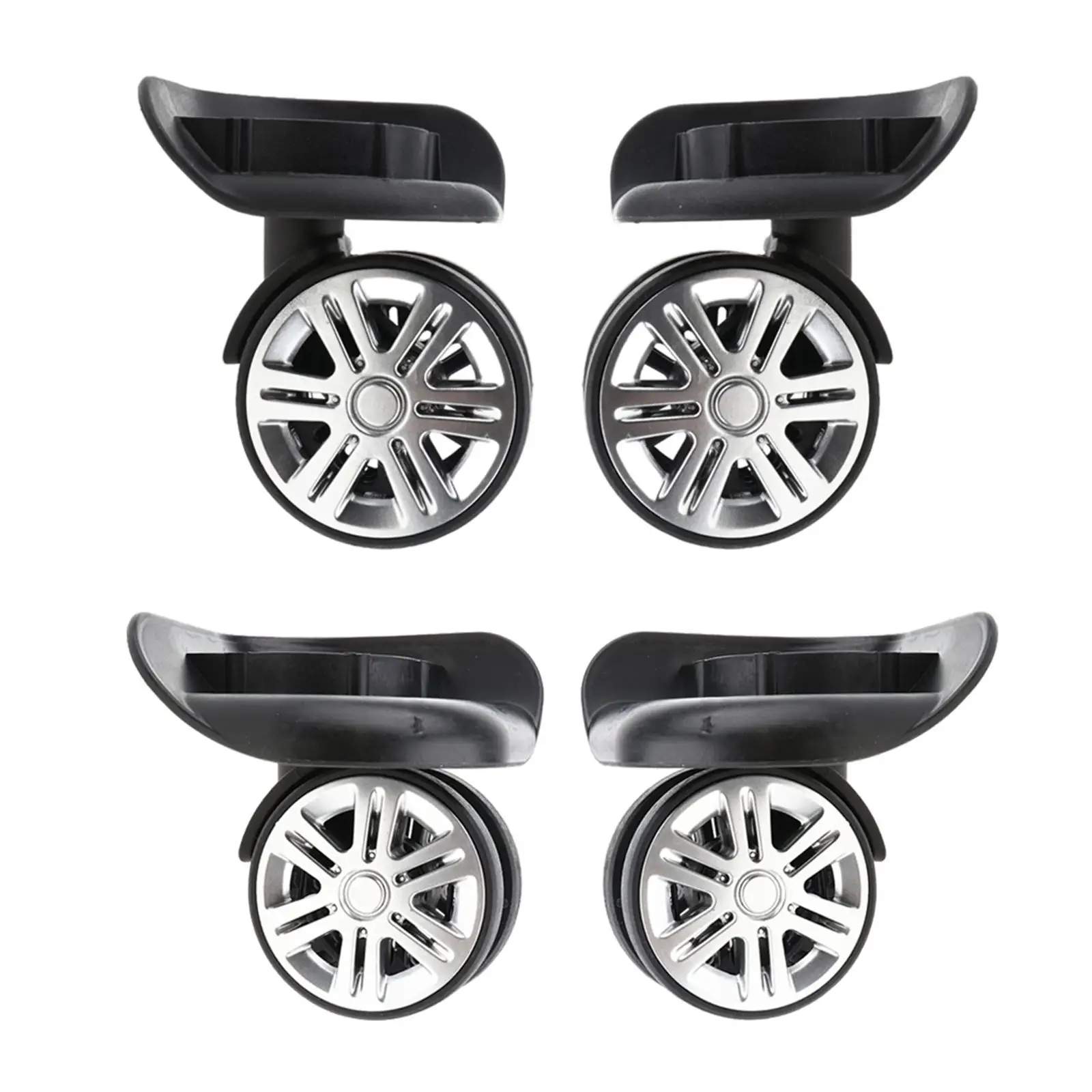 Easy Install Universal Suitcase Replacement Wheels PVC Luggage Casters for Foldable Stands and Bag Wheel Repair