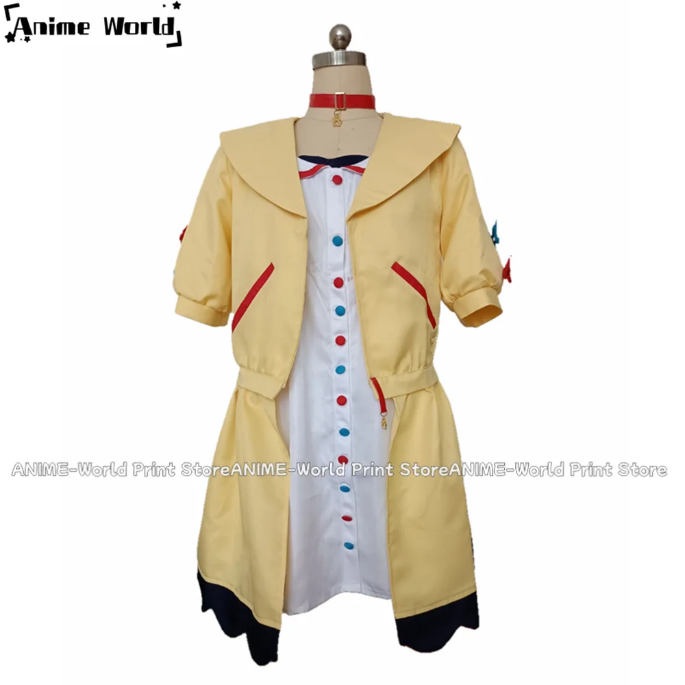 《Custom Size》Unisex Anime Cos Inugami Korone Cosplay Costumes Outfit Halloween Christmas Uniform Custom Size