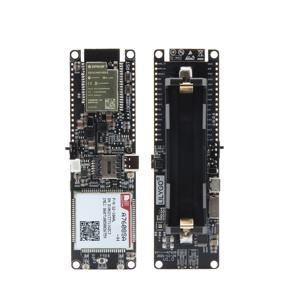 

SIMCOM LTE Cat4 module A7608E-H A7608SA-H WIFI Bluetooth ESP32-WROVER-E 3G 4G Solar Low Power IoT Core Board