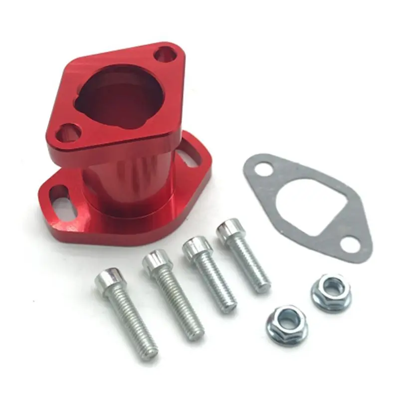 AC34-Motorcycle Carburetor Intake Adaptor Modification Interface Pipe For GX200 6.5Hp CT200U KT196CC Kart Intake VM22