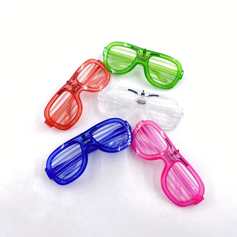 5 stks mode bril carnaval nachtbril jongens meisjes decoratieve licht bril gloeiende zonnebril voor bruiloft