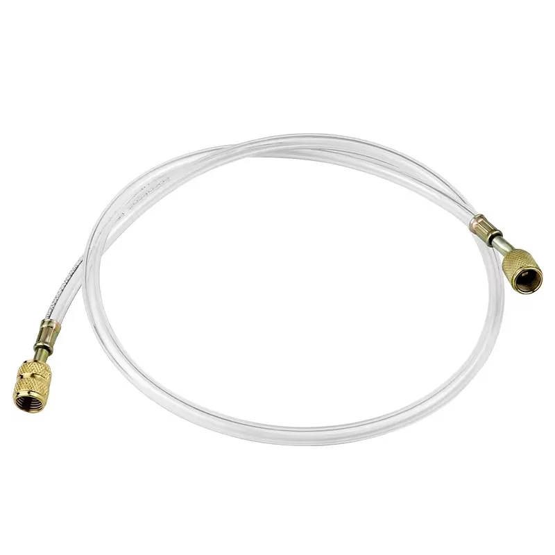 Manguera fluorada R410/R22, aire acondicionado, refrigerador, líquido fluorado, Control transparente, refrigerante, herramienta de reparación de semillas de nieve